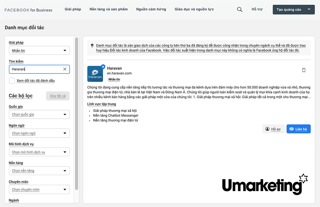Facebook Marketing Partner