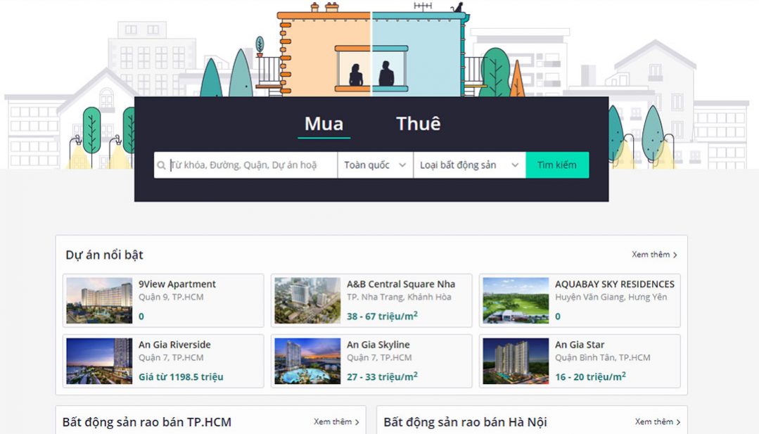 Mogi - Sàn TMĐT Bất động sản B2C